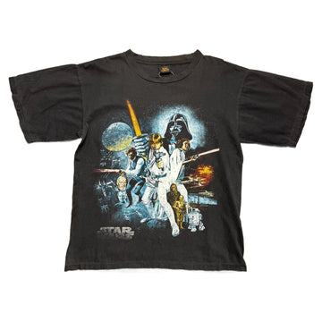 Vintage Star Wars T-Shirt - Black - L