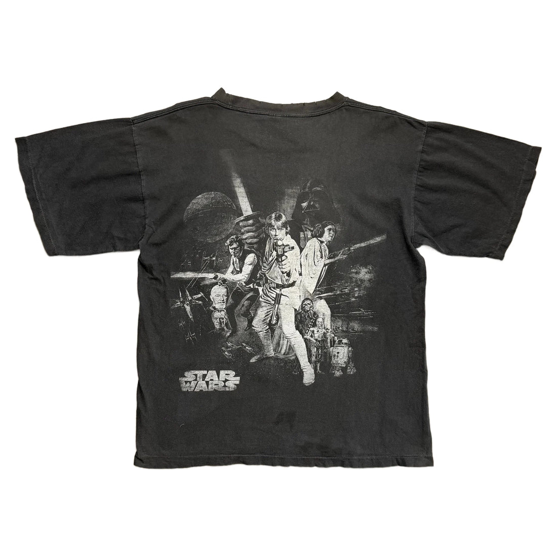Vintage Star Wars T-Shirt - Black - L