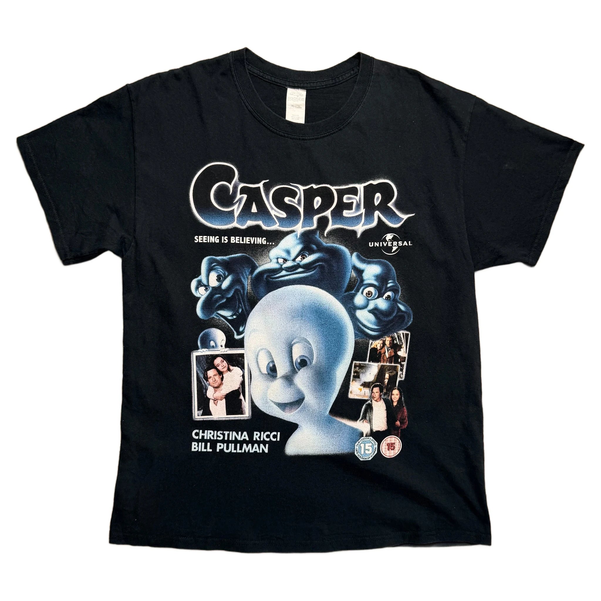 Vintage Casper T-Shirt - Black - L