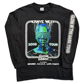 Vintage 2008 Kanye West T-Shirt - Black - L