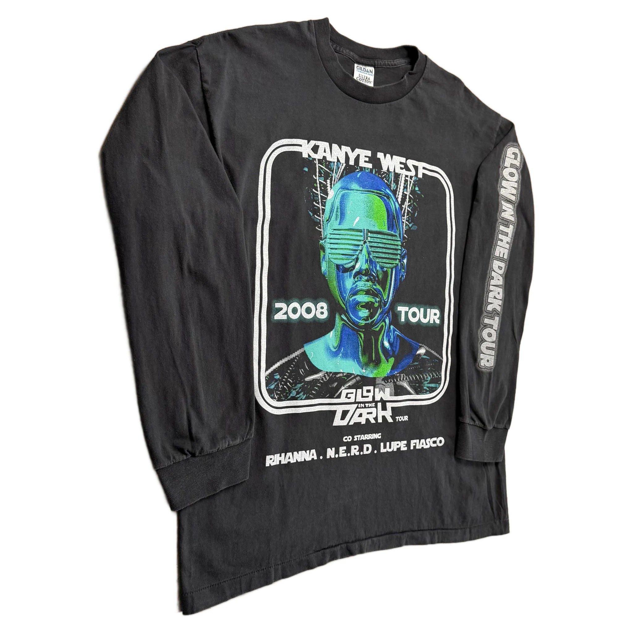 Vintage 2008 Kanye West T-Shirt - Black - L