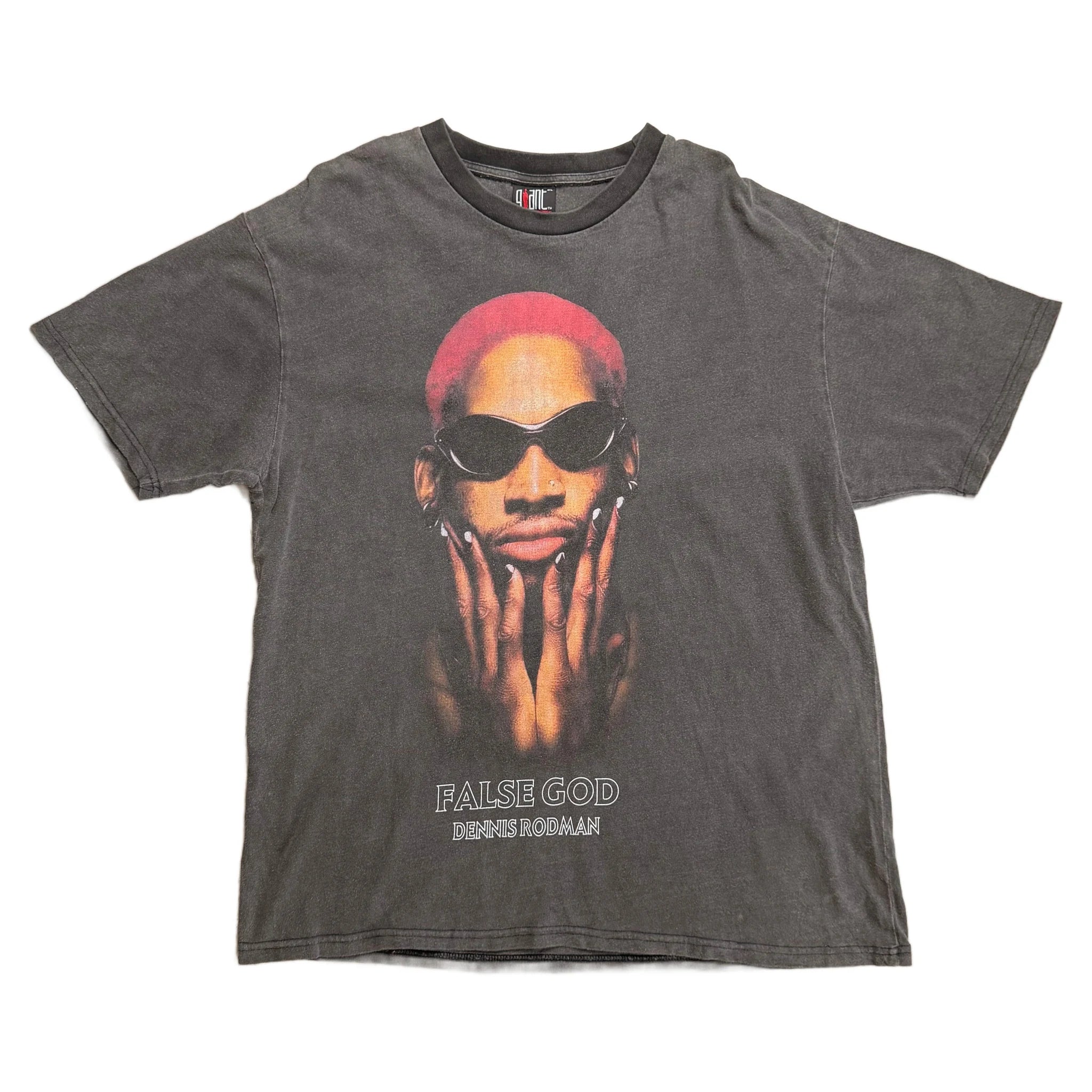 Vintage Dennis Rodman T-Shirt - Grey - XL