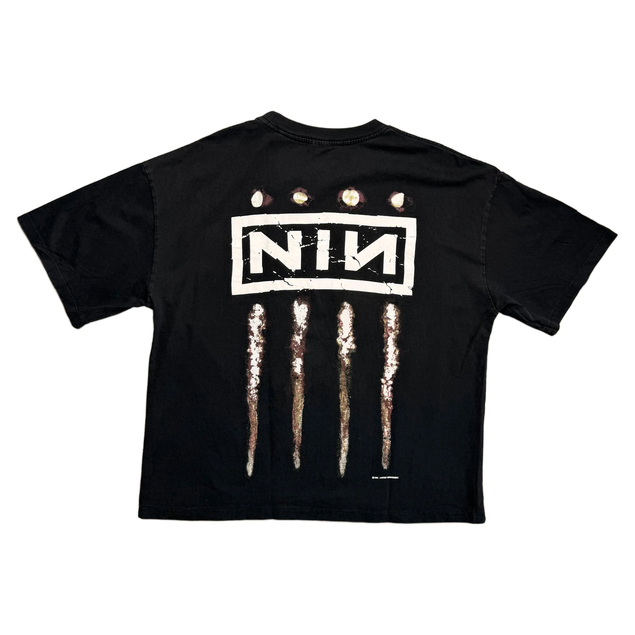 Vintage 1994 Nine Inch Nails T-Shirt - Black - L