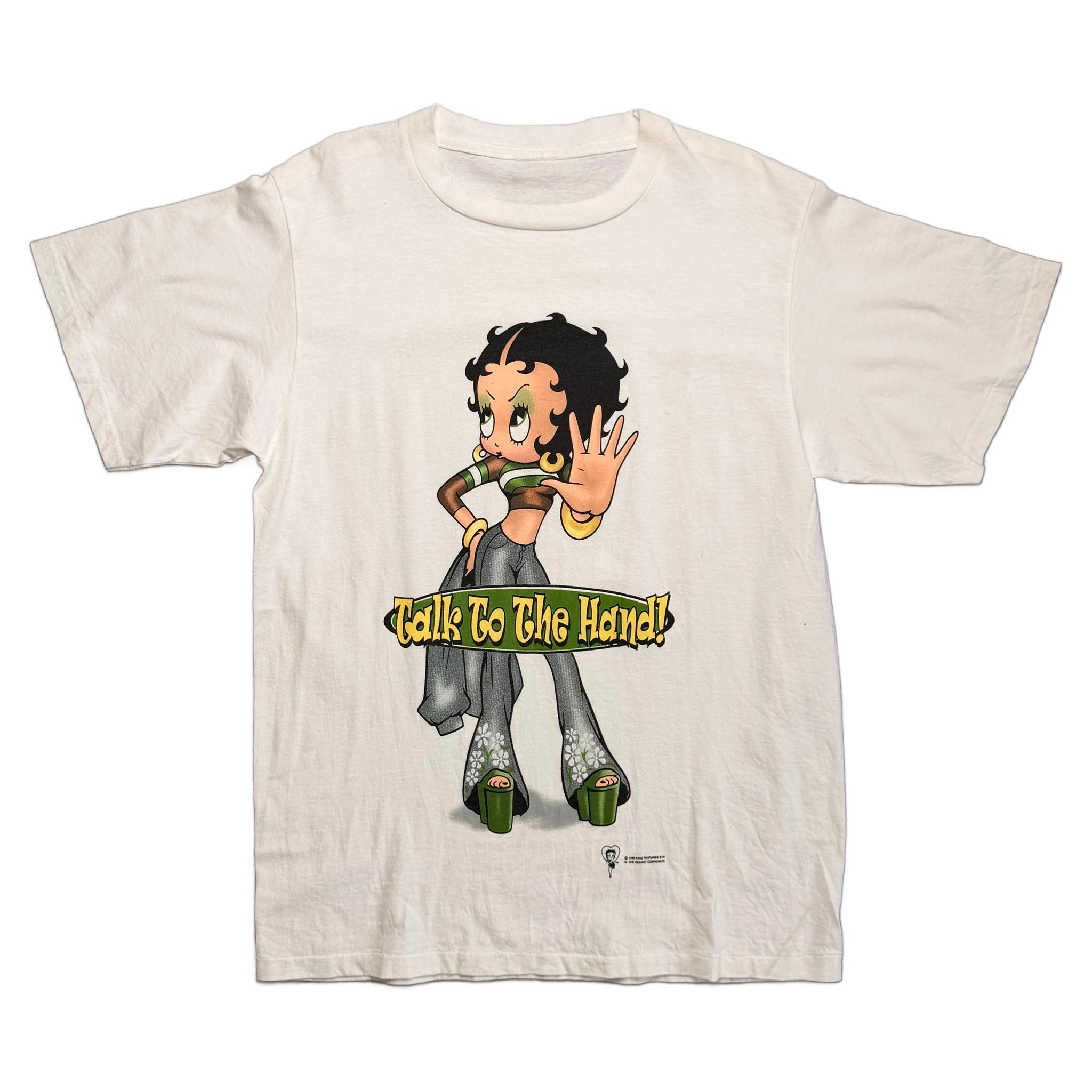 Vintage 1998 Betty Boop T-Shirt - White - XXL