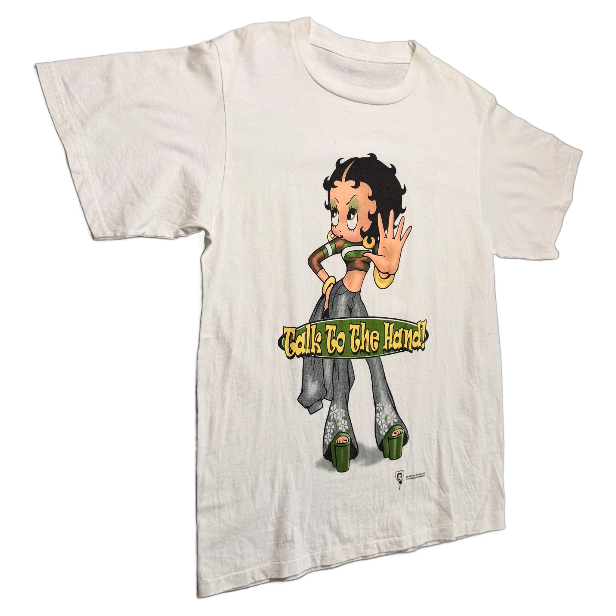 Vintage 1998 Betty Boop T-Shirt - White - XXL