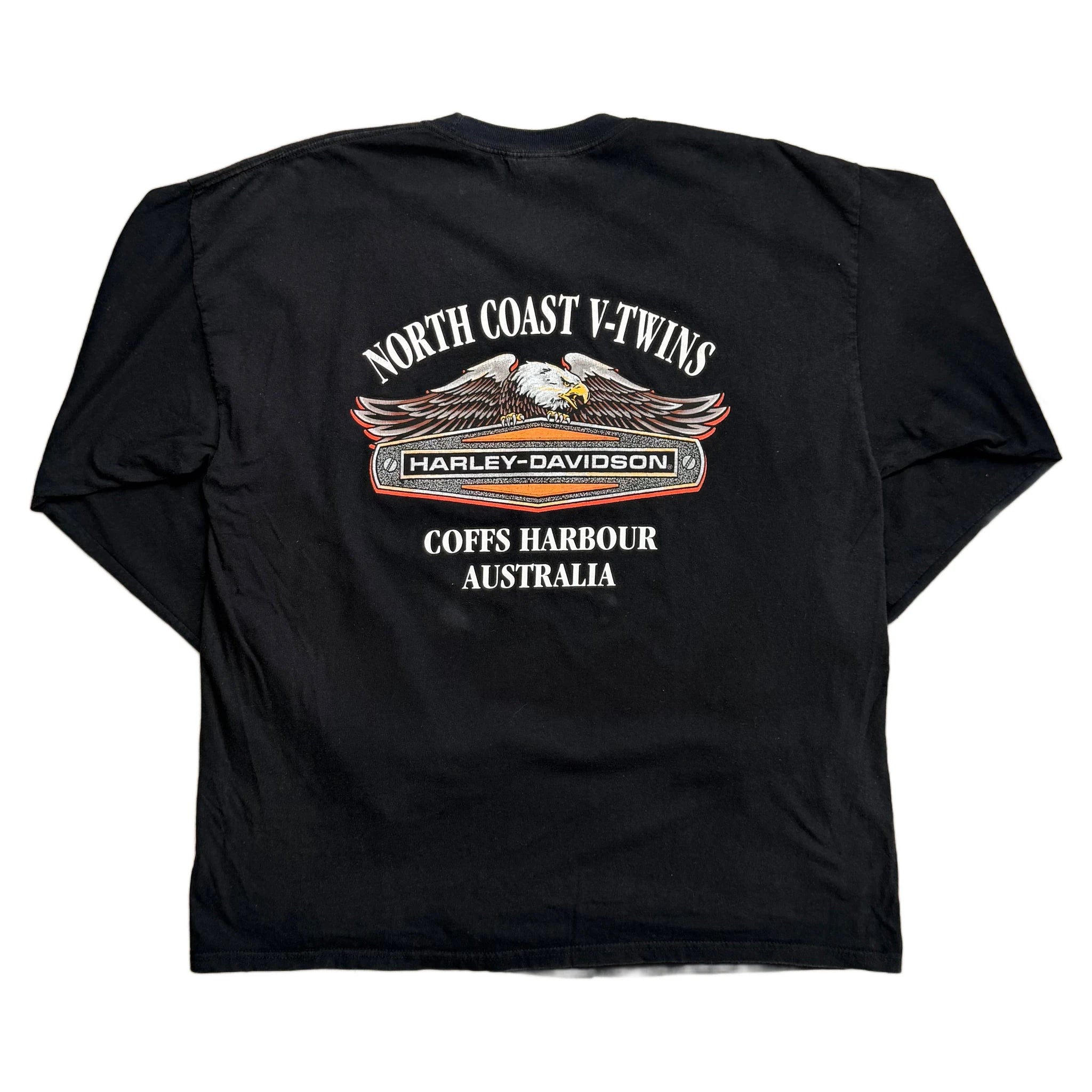 Vintage 2005 Harley Davidson T-Shirt - Black - XXXL