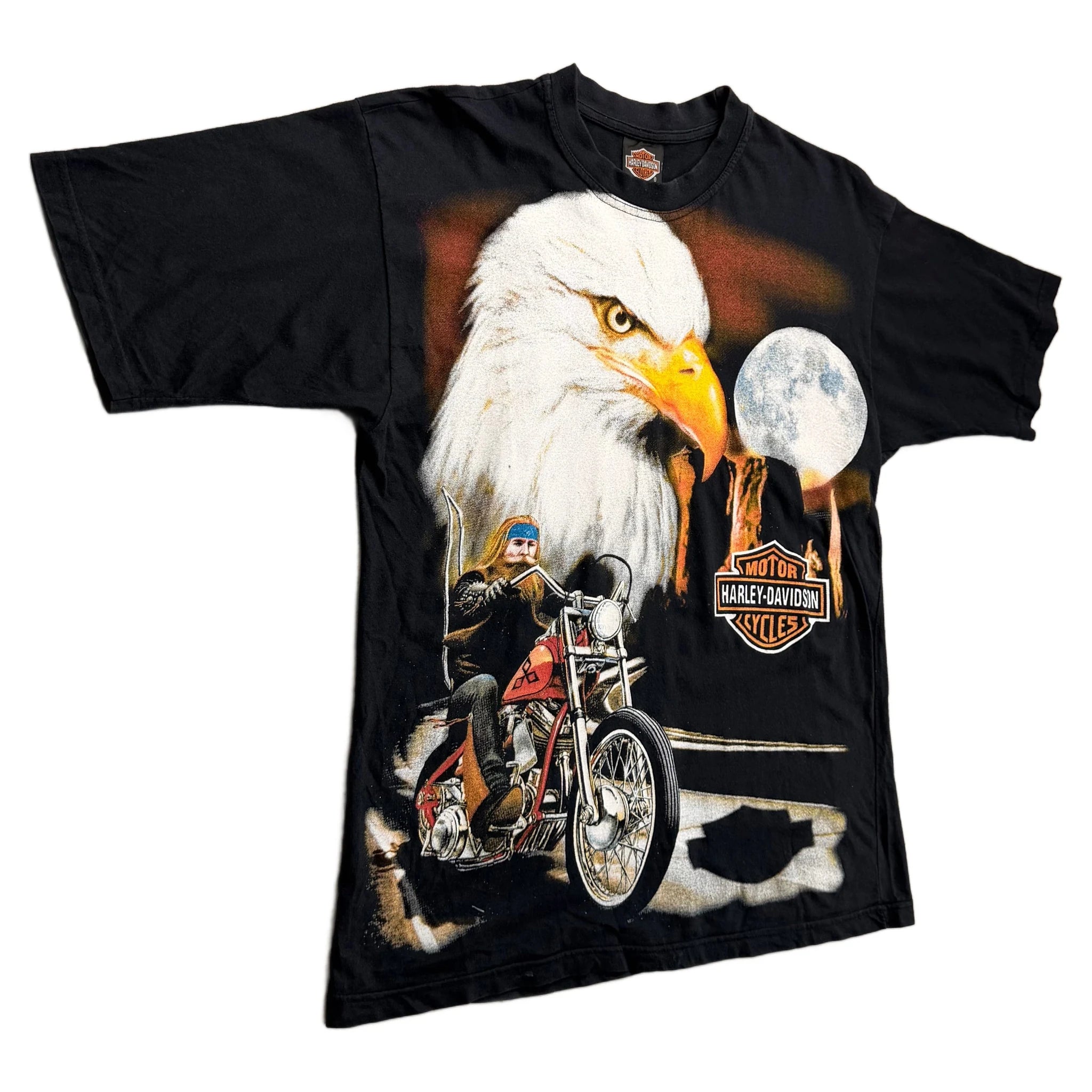 Vintage Harley Davidson T-Shirt - Black - M
