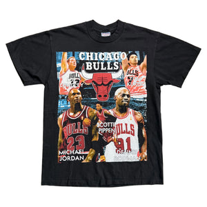 Vintage 1996 Chicago Bulls T-Shirt - Black - L