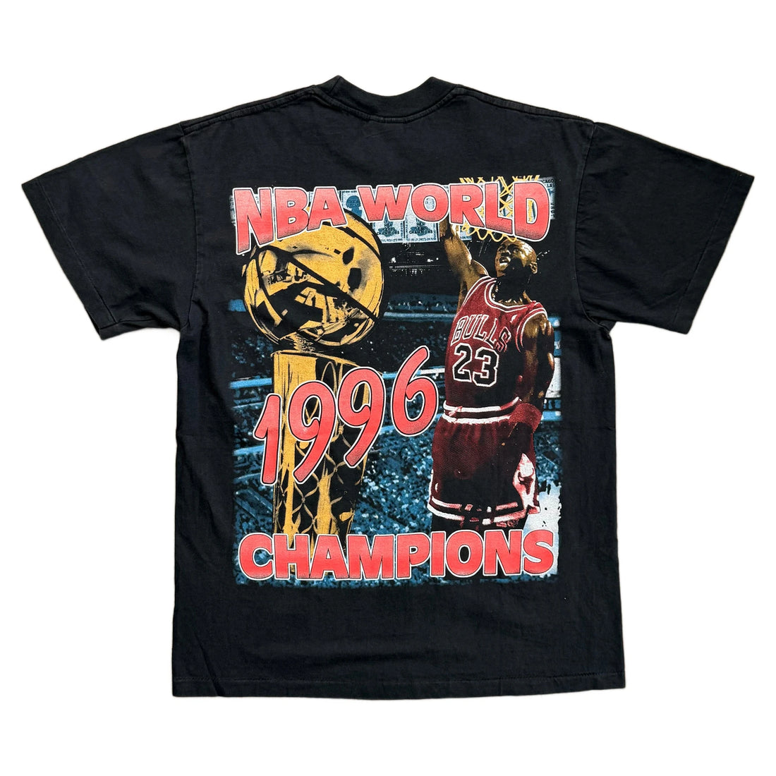 Vintage 1996 Chicago Bulls T-Shirt - Black - L