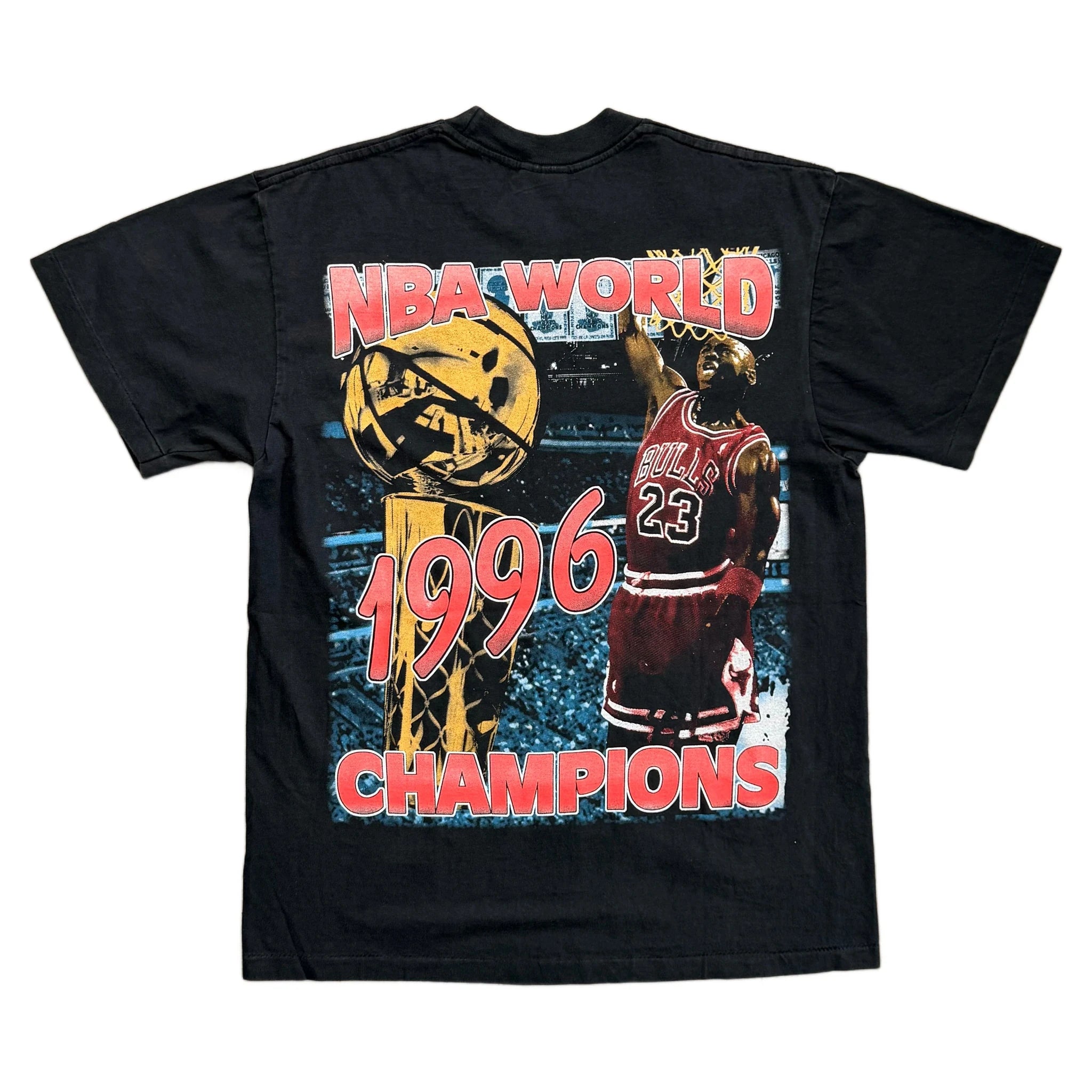 Vintage 1996 Chicago Bulls T-Shirt - Black - L