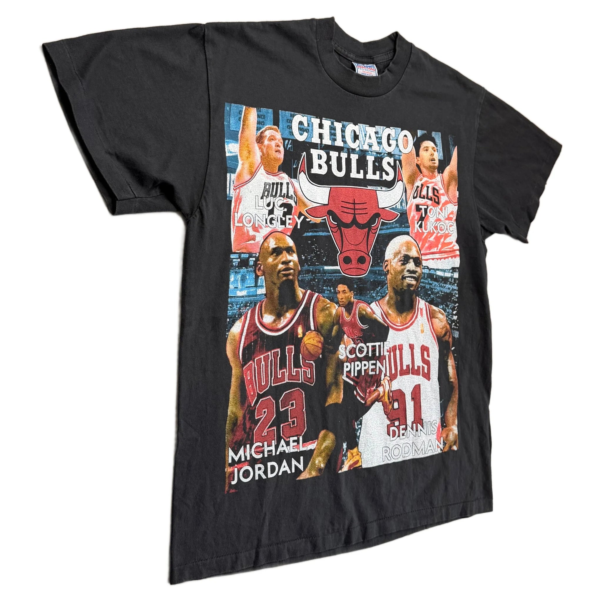 Vintage 1996 Chicago Bulls T-Shirt - Black - L