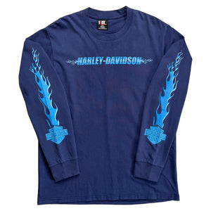 Harley Davidson T-Shirt - Navy Blue - XXL