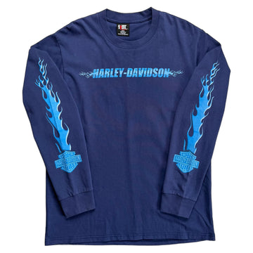 Harley Davidson T-Shirt - Navy Blue - XXL