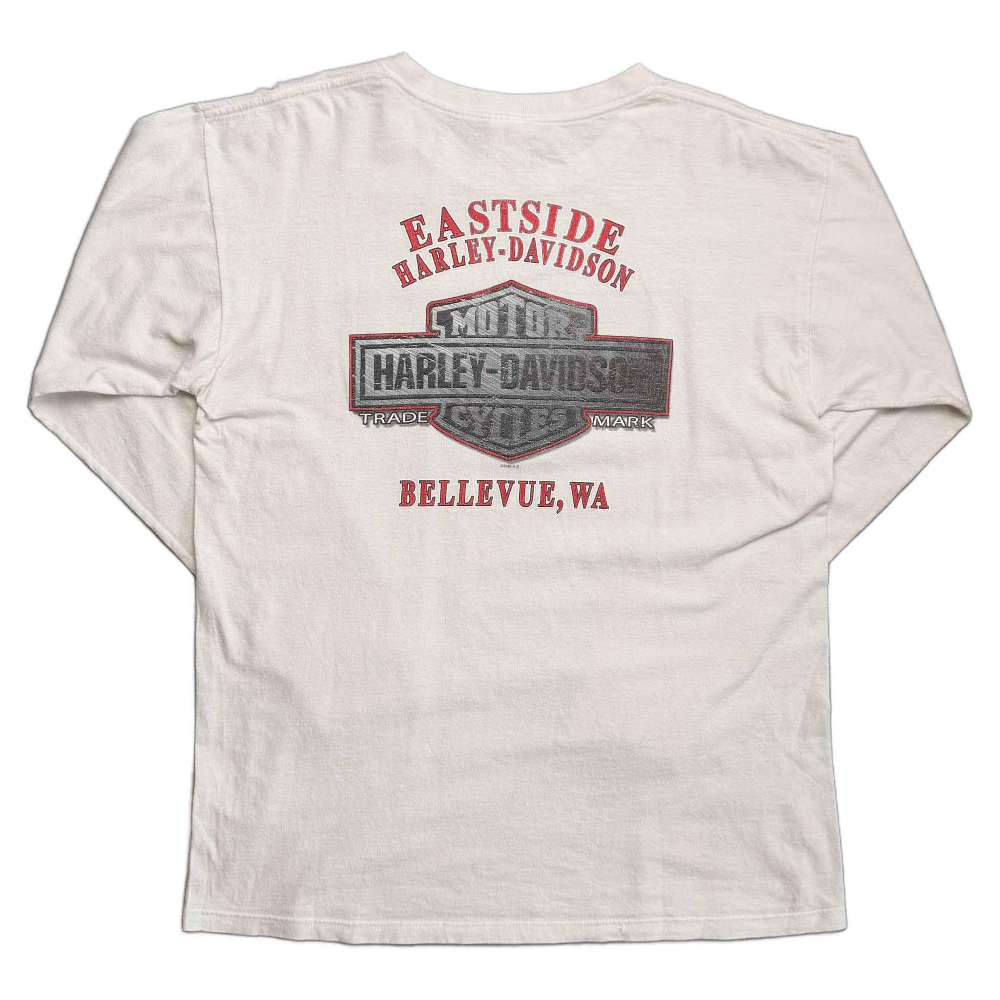 Vintage 2005 Harley Davidson T-Shirt - White - L