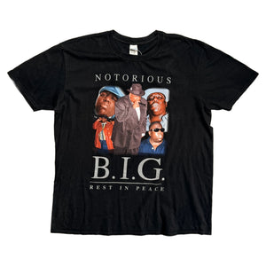Vintage The Notorious B.I.G. T-Shirt - Black - XL