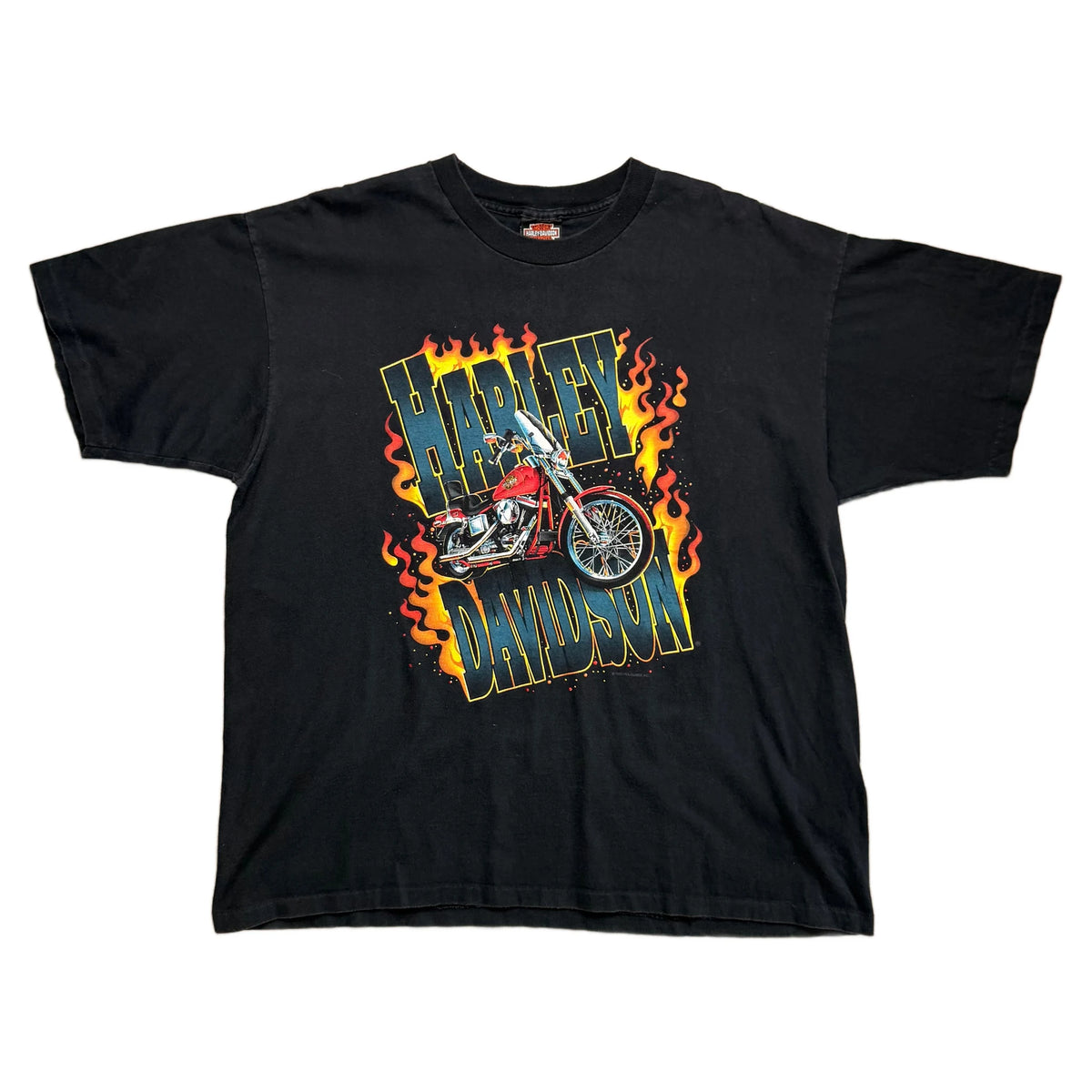 Vintage 1993 Harley Davidson T-Shirt - Black - XL