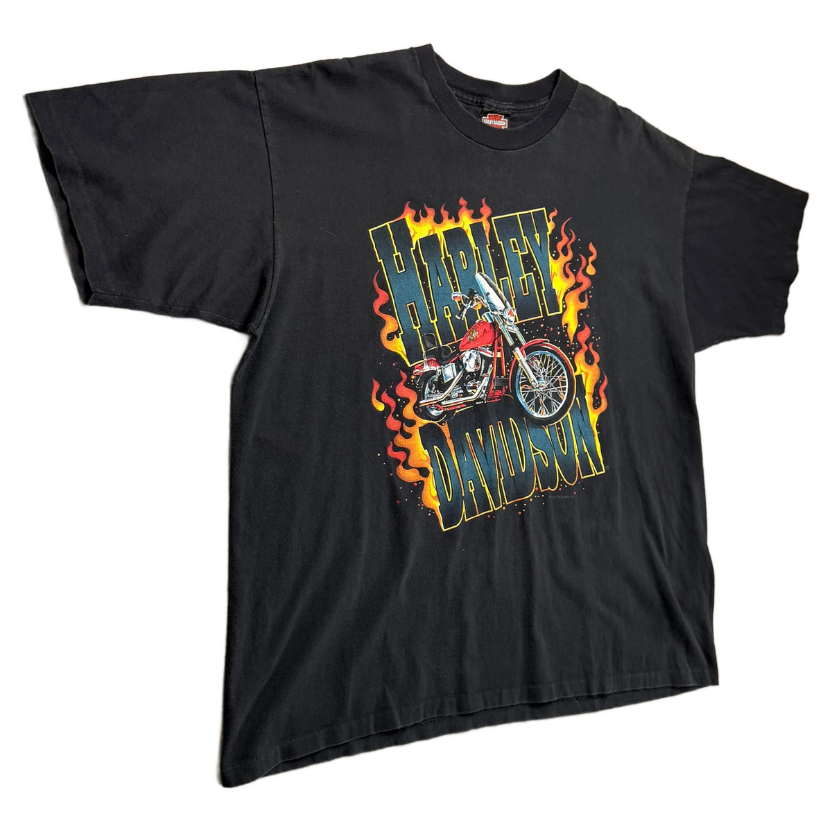 Vintage 1993 Harley Davidson T-Shirt - Black - XL