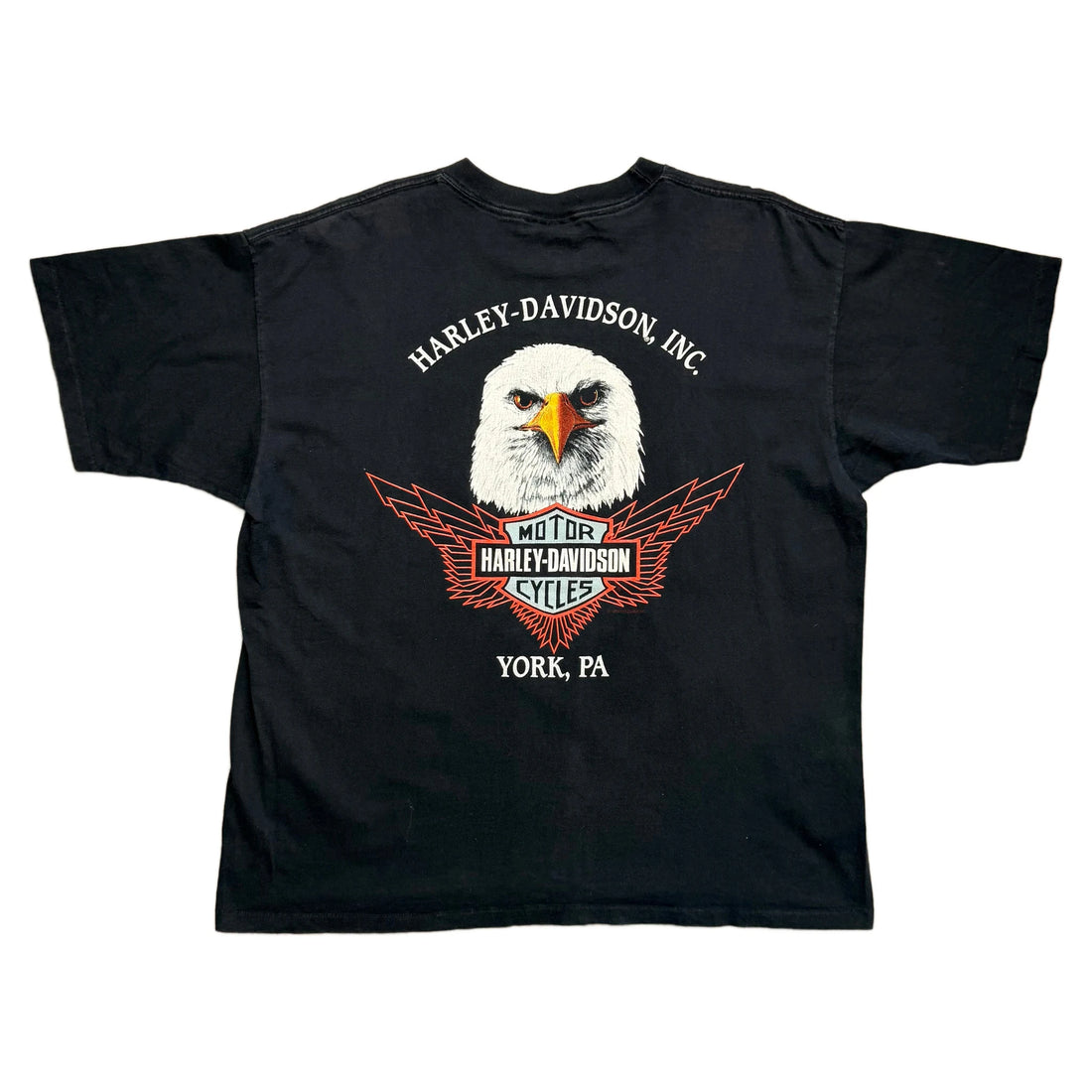 Vintage 1993 Harley Davidson T-Shirt - Black - XL