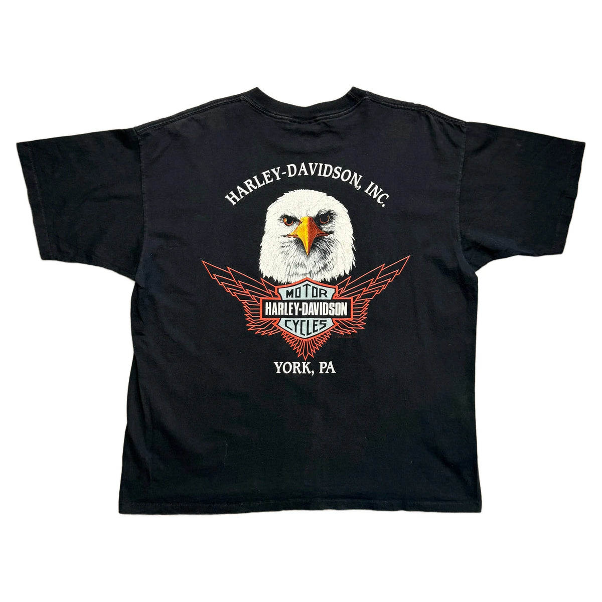 Vintage 1993 Harley Davidson T-Shirt - Black - XL