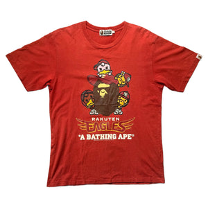 A Bathing Ape (BAPE) T-Shirt - Red - L