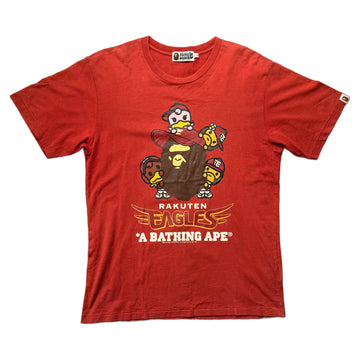 A Bathing Ape (BAPE) T-Shirt - Red - L