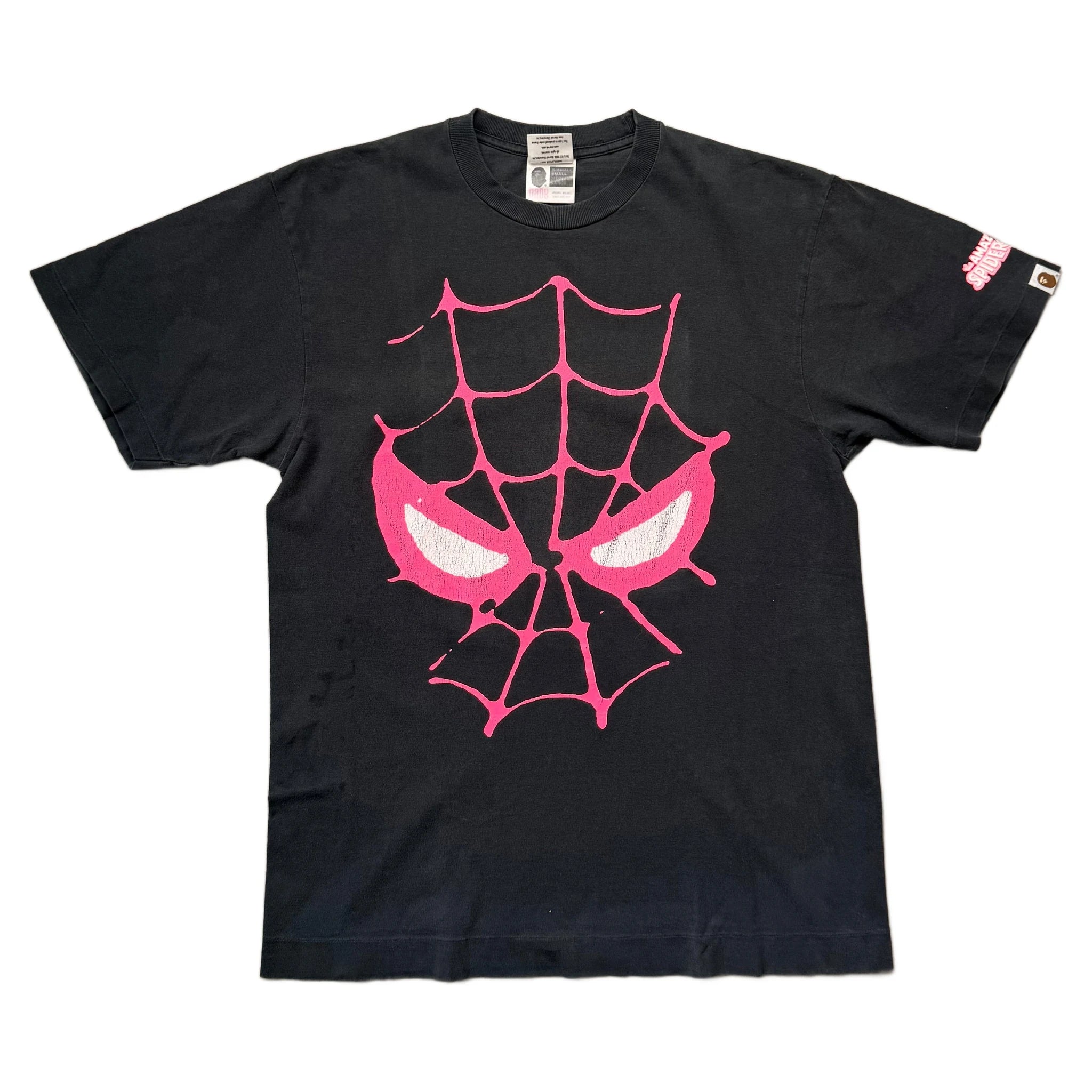 BAPE x Spiderman T-Shirt - Black - M