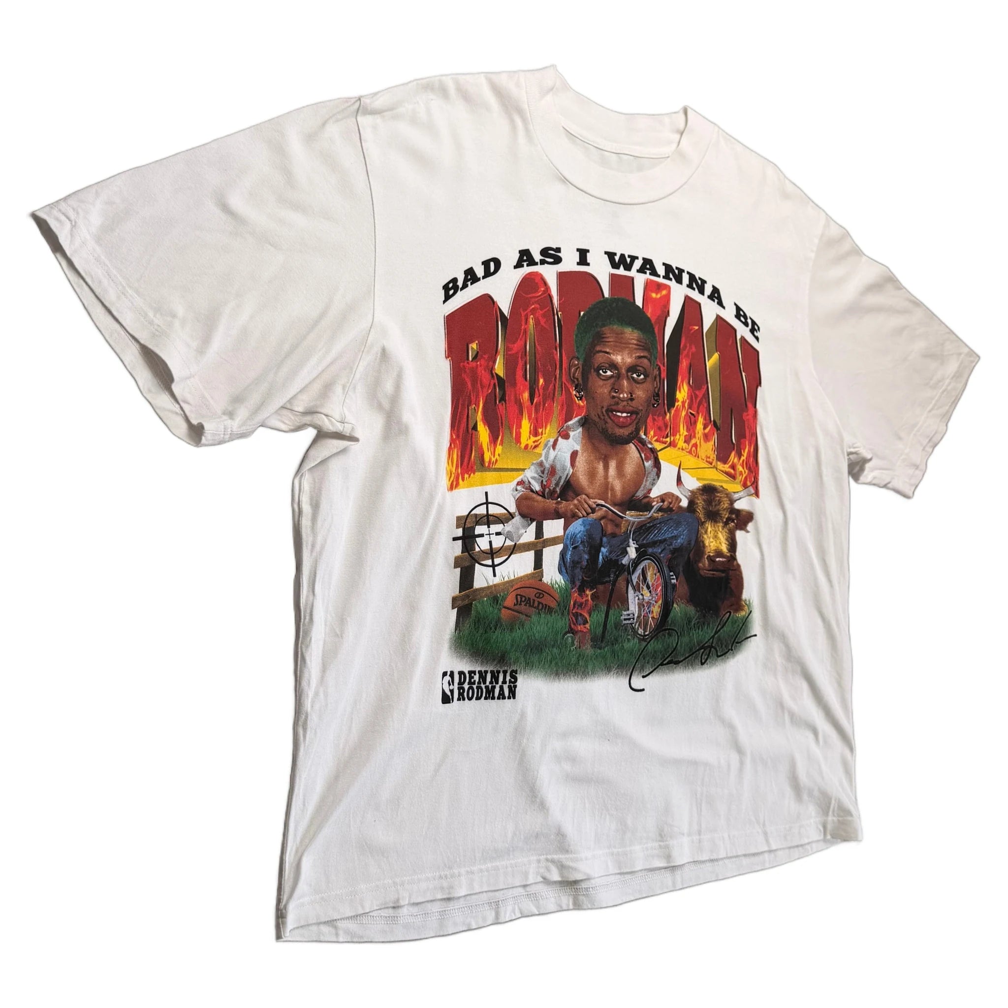 Vintage Dennis Rodman T-Shirt - White - L