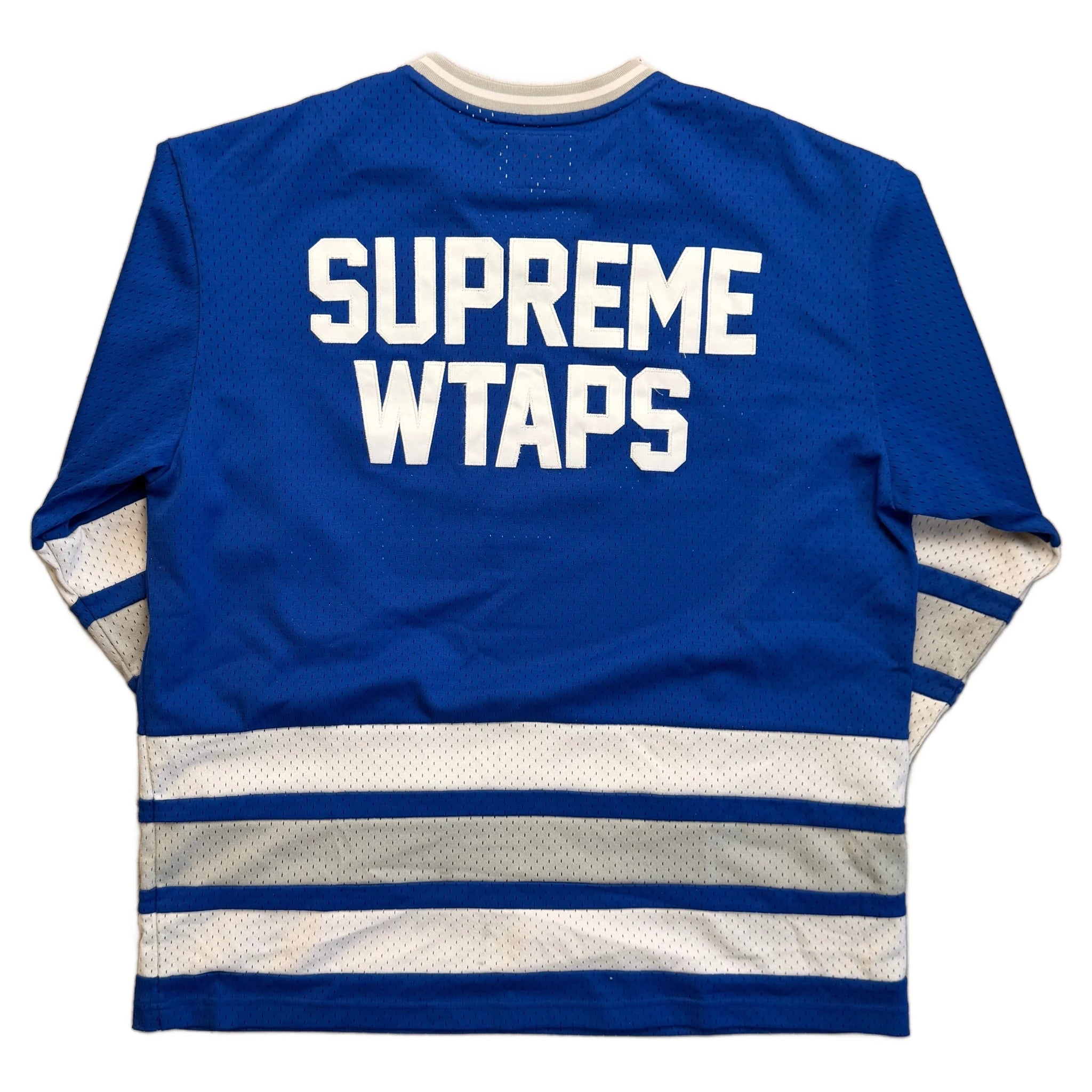 Supreme x Mitchell & Ness Jacket - Blue - XL