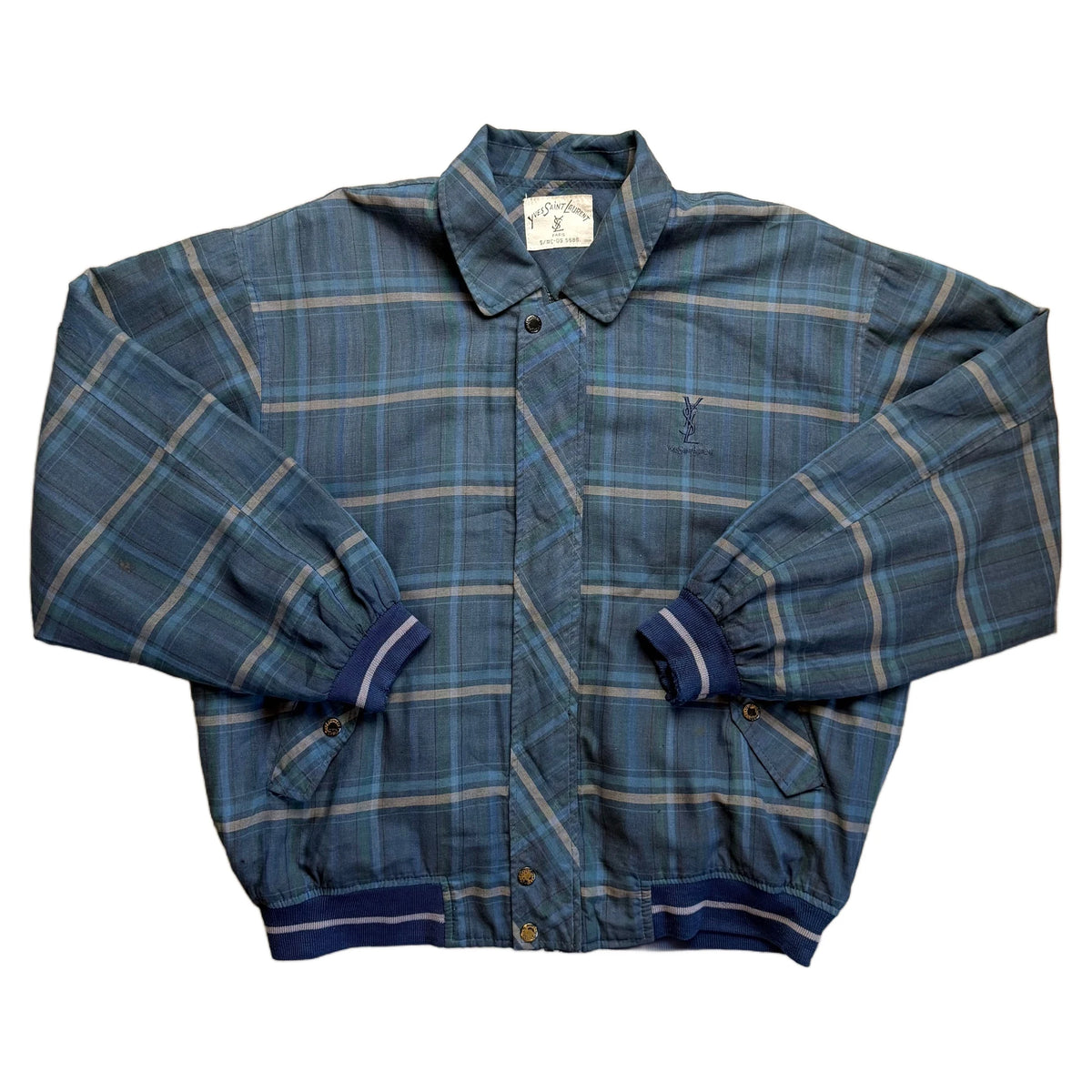 Vintage Yves Saint Laurent Jacket - Blue - L
