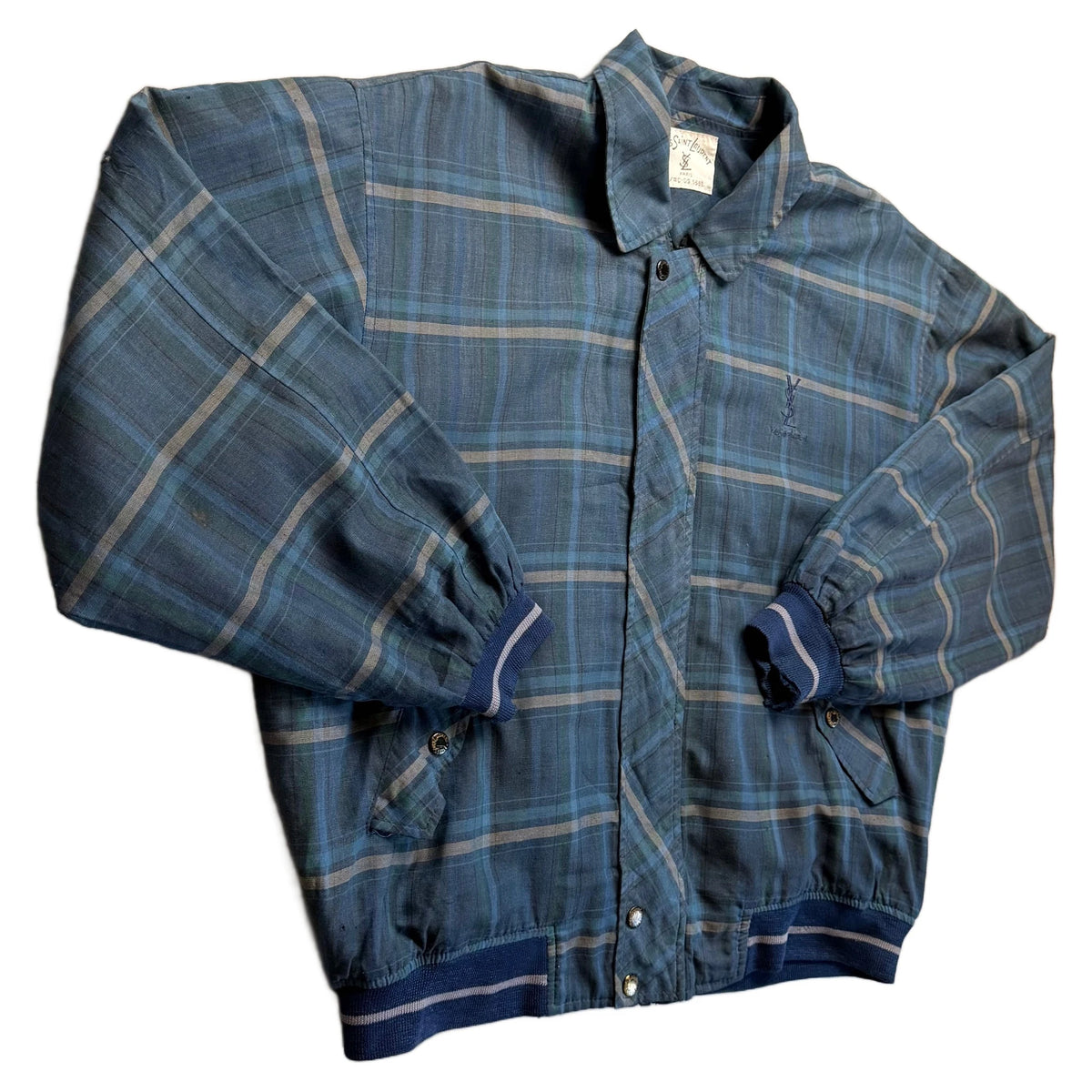 Vintage Yves Saint Laurent Jacket - Blue - L