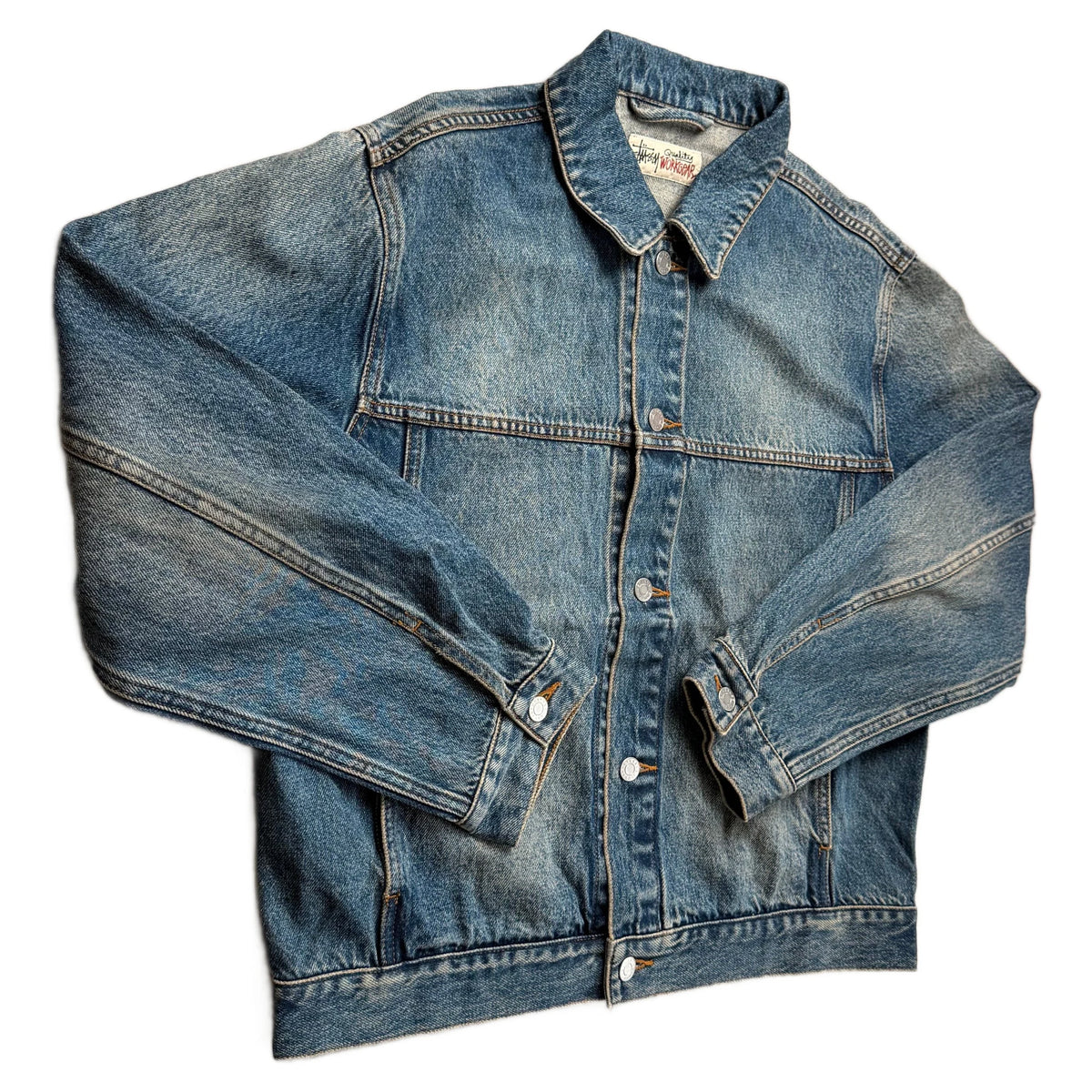 Stussy Denim Jacket - Blue - M