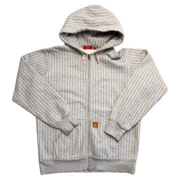 Supreme Zip Up Hoodie - Grey - L