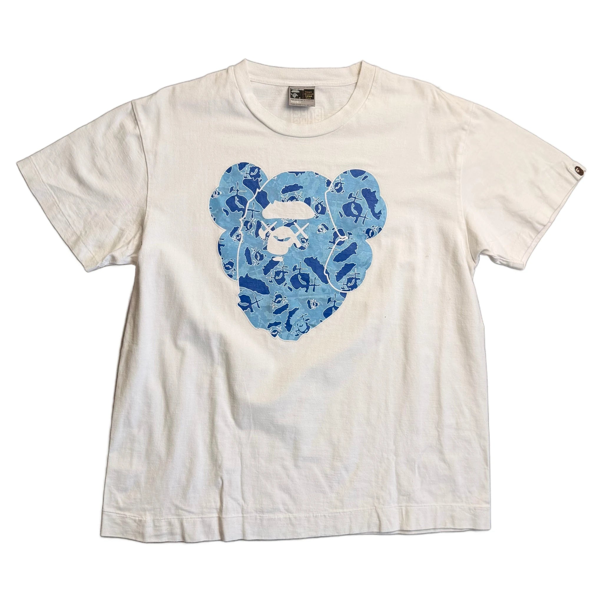 A Bathing Ape (BAPE) x KAWS T-Shirt - White - L