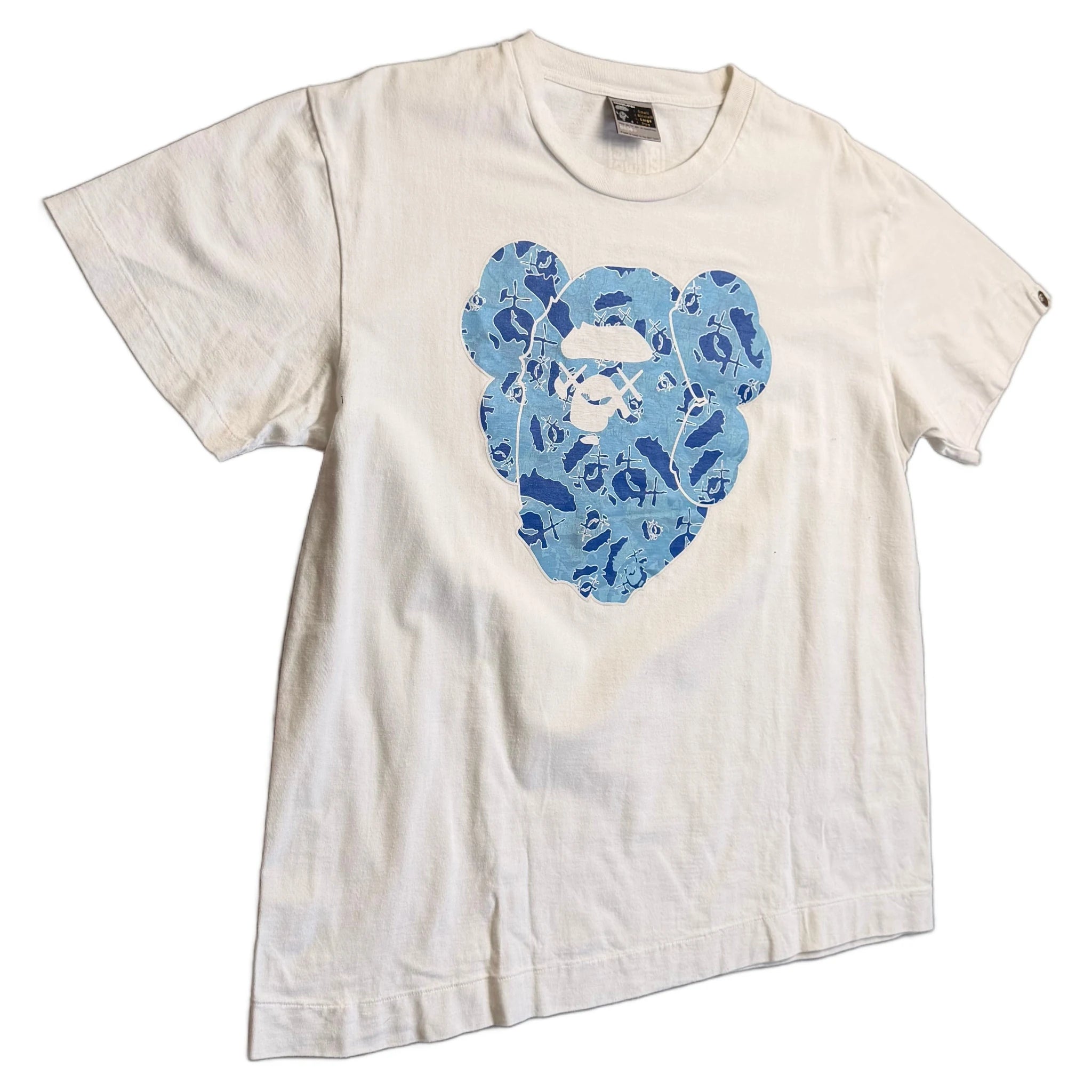 A Bathing Ape (BAPE) x KAWS T-Shirt - White - L