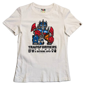 BAPE x Transformers T-Shirt - White - XS