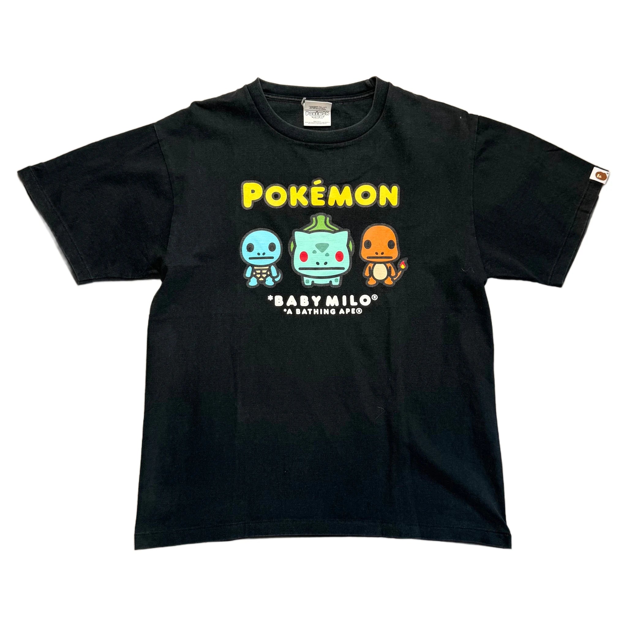 BAPE x Pokemon T-Shirt - Black - L