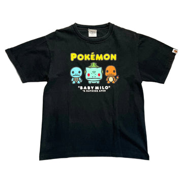 BAPE x Pokemon T-Shirt - Black - L