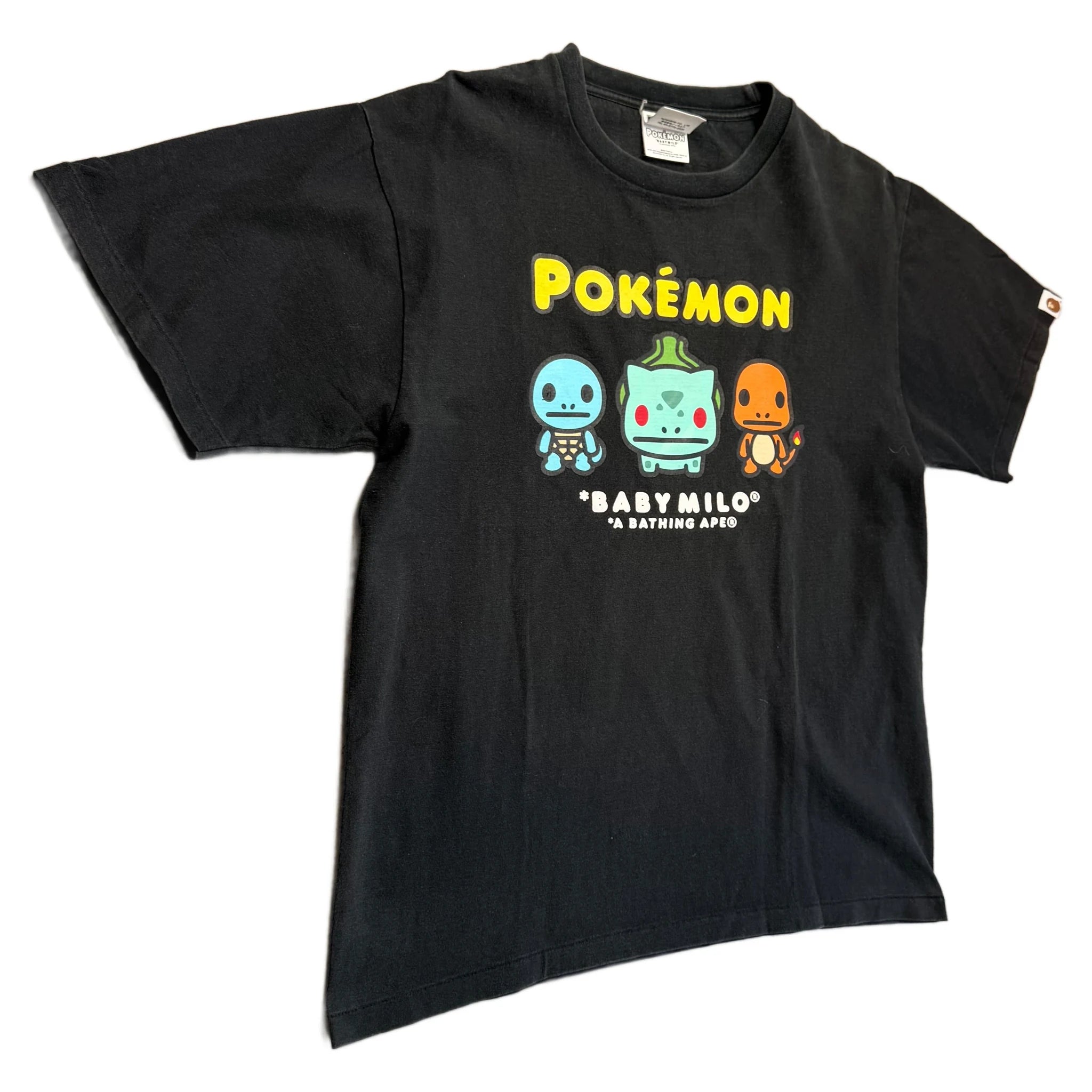 BAPE x Pokemon T-Shirt - Black - L