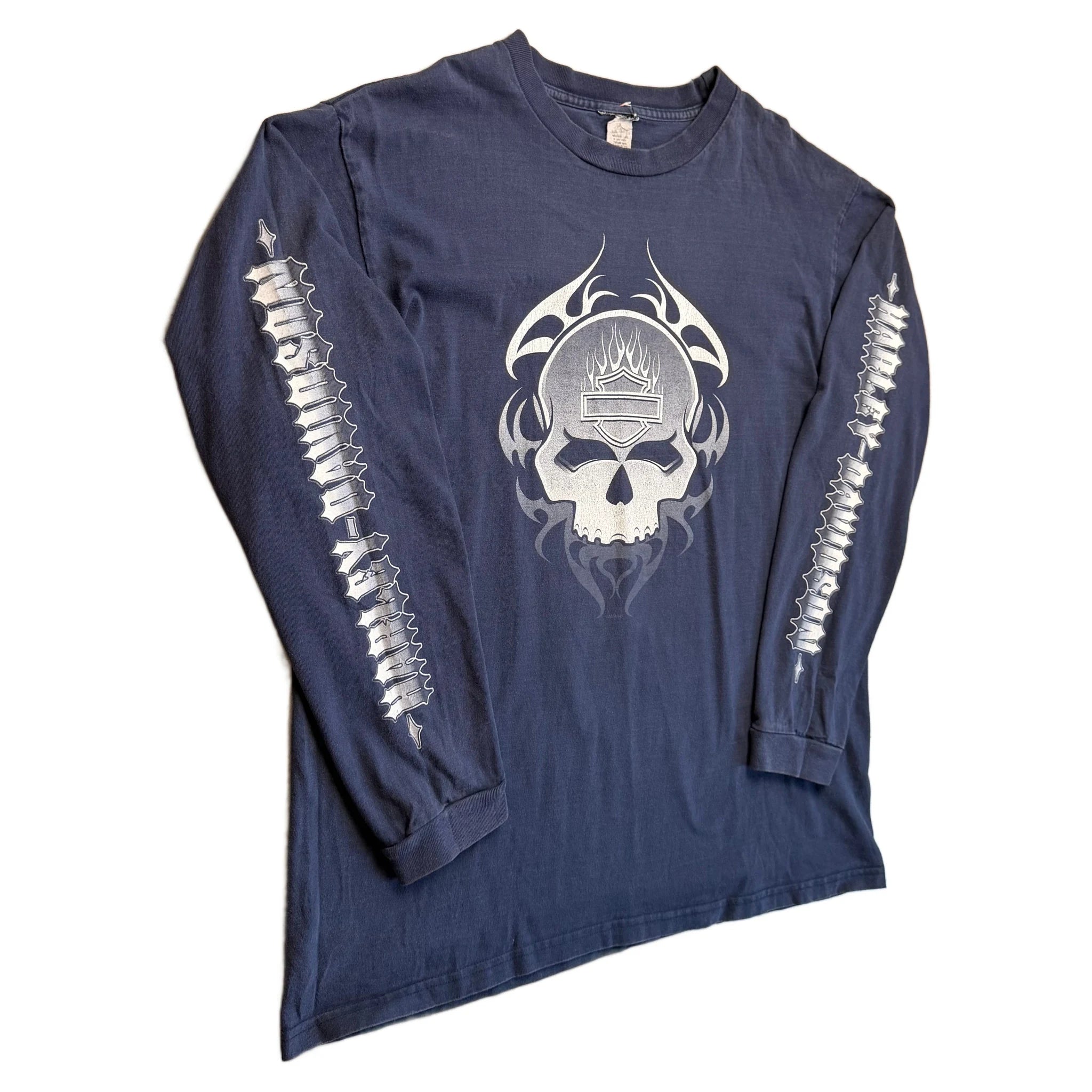 Vintage Harley Davidson T-Shirt - Navy Blue - XL