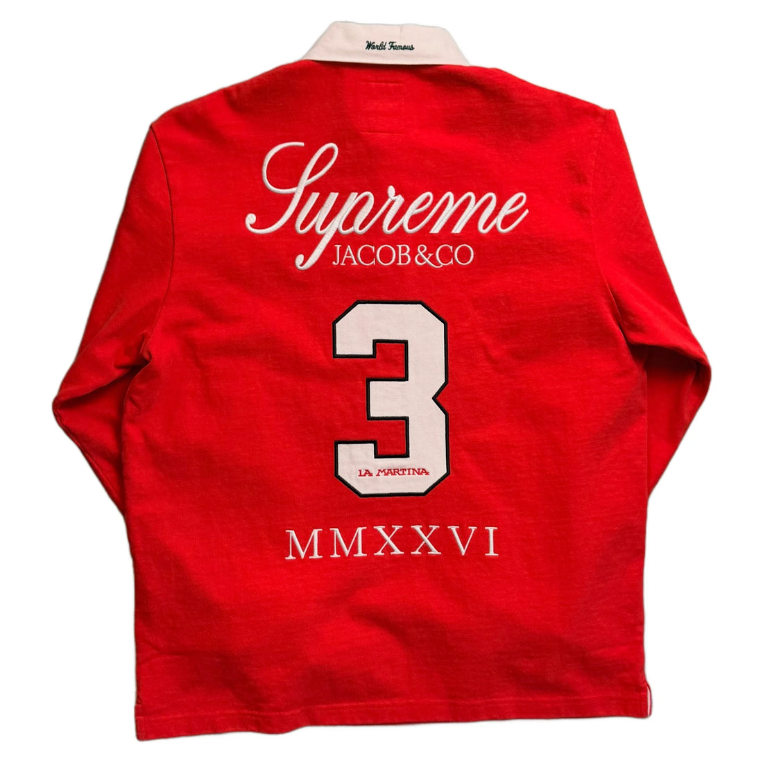 Supreme x Jacob & Co Polo - Red - S