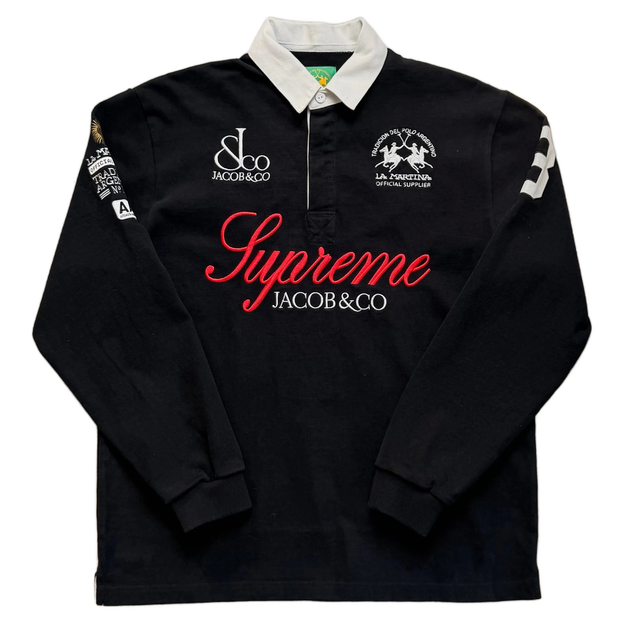 Supreme x Jacob & Co Polo - Black - L
