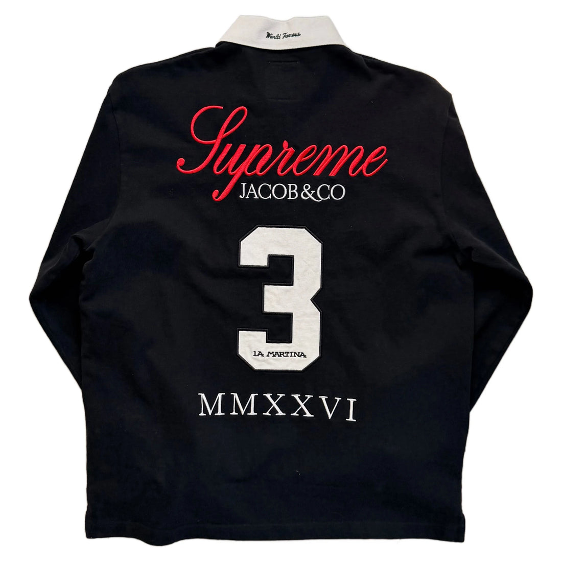 Supreme x Jacob & Co Polo - Black - L