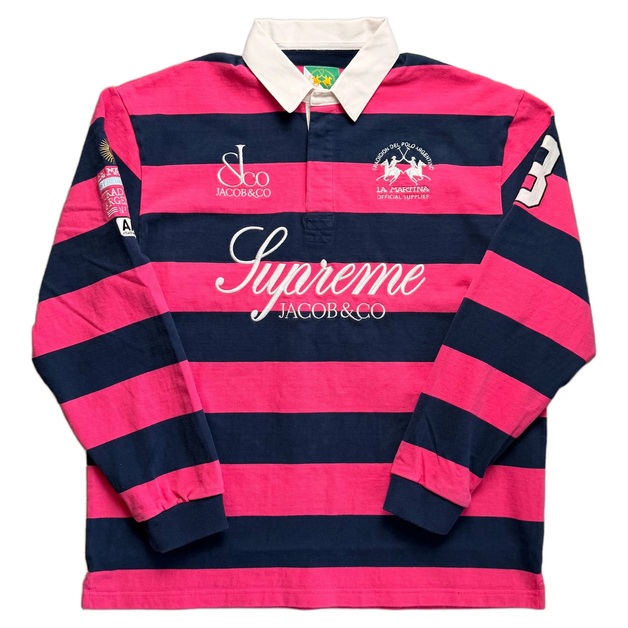 Supreme x Jacob & Co Polo - Pink - L