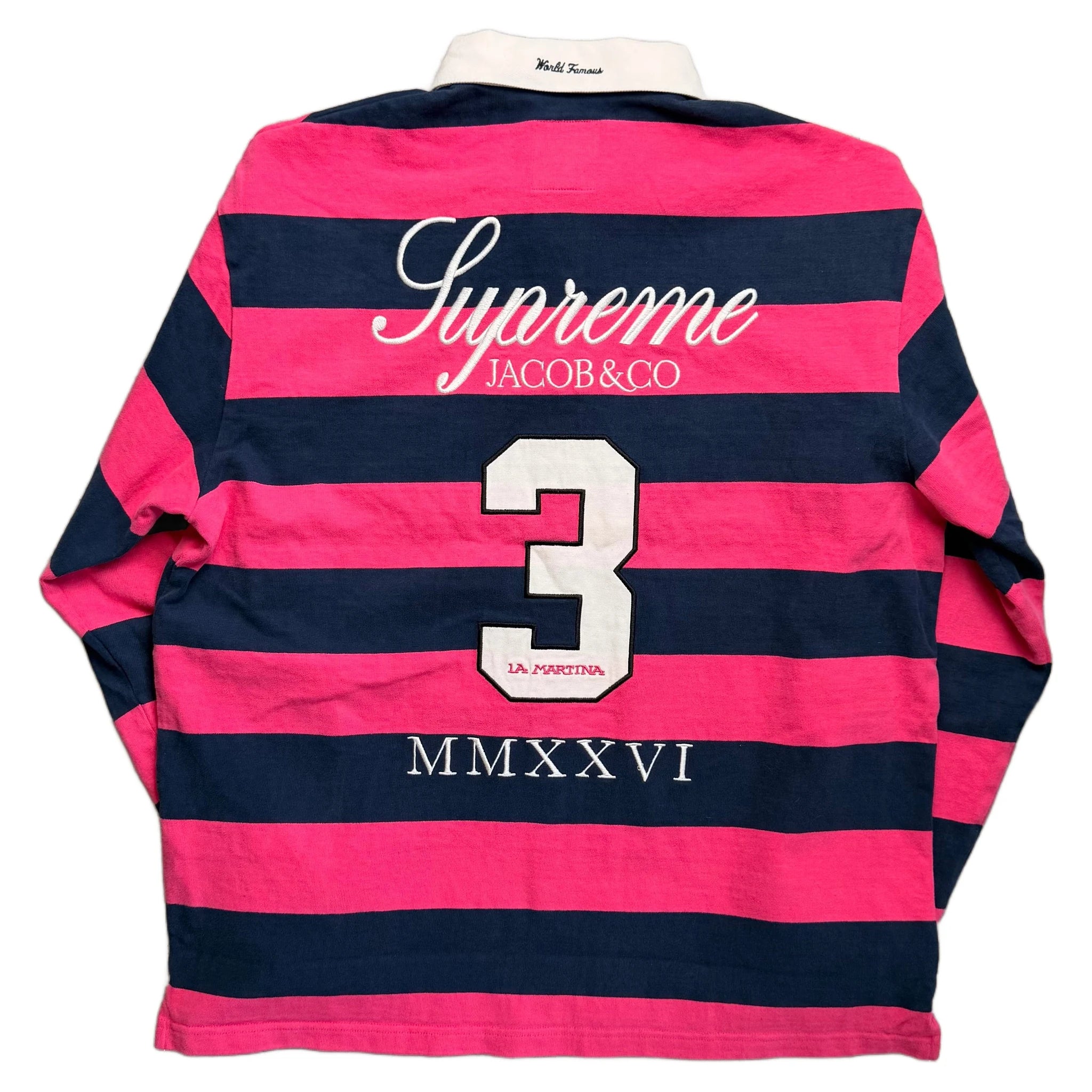 Supreme x Jacob & Co Polo - Pink - L