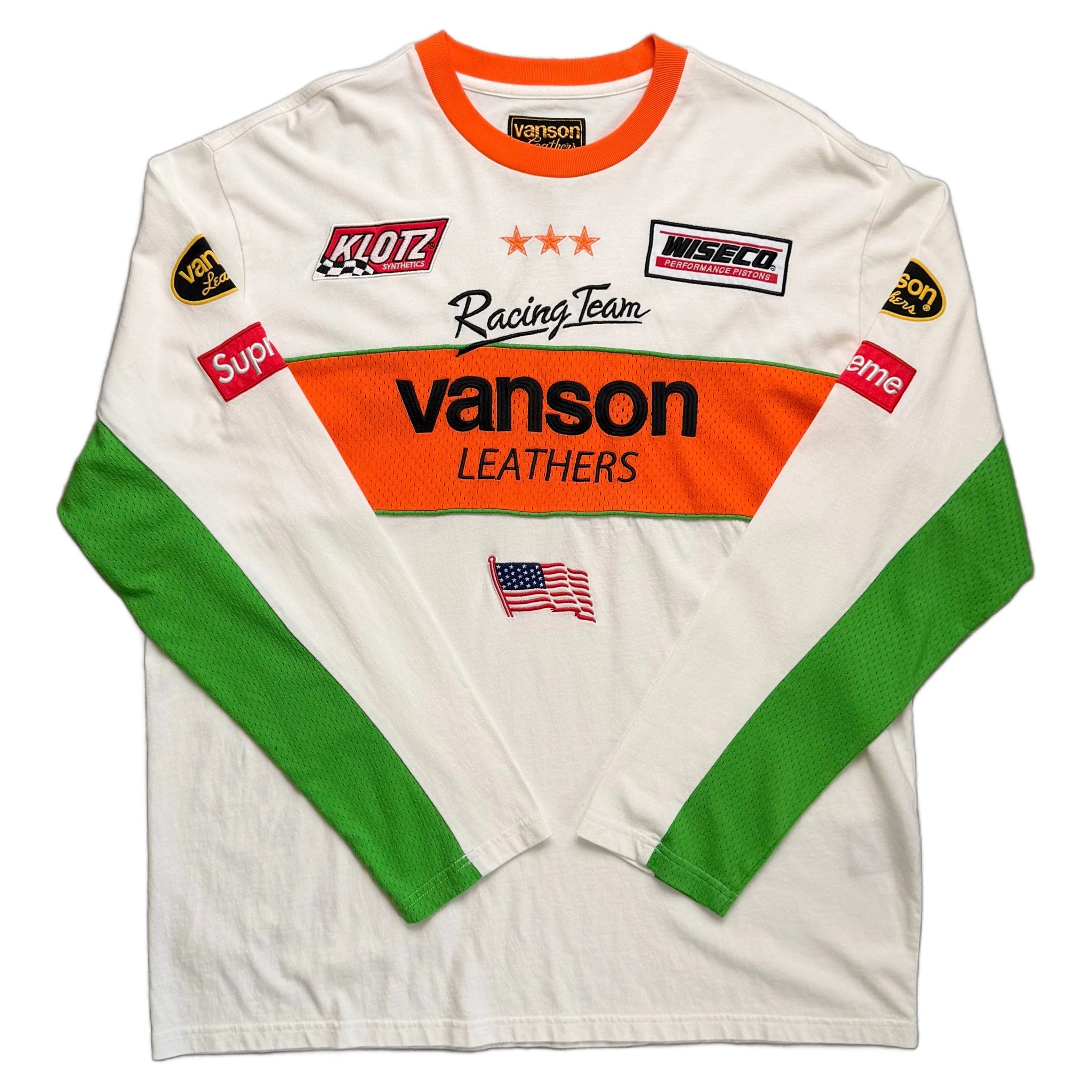 Supreme x Vanson T-Shirt - White - XL