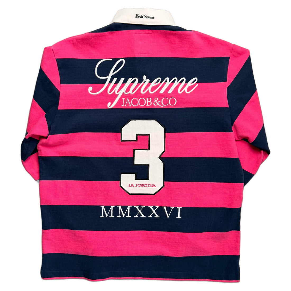Supreme x Jacob & Co Polo - Pink - S