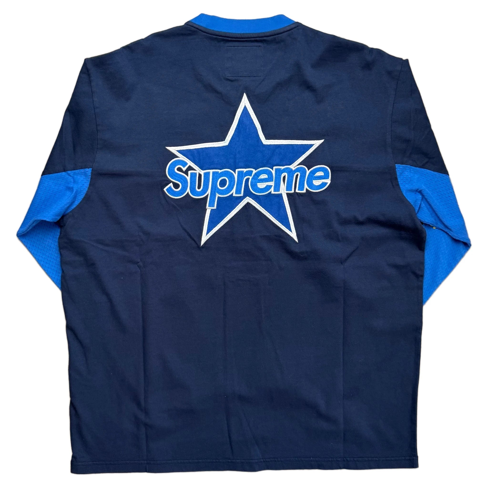 Supreme x Vanson T-Shirt - Navy Blue - XL