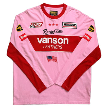 Supreme x Vanson T-Shirt - Pink - L