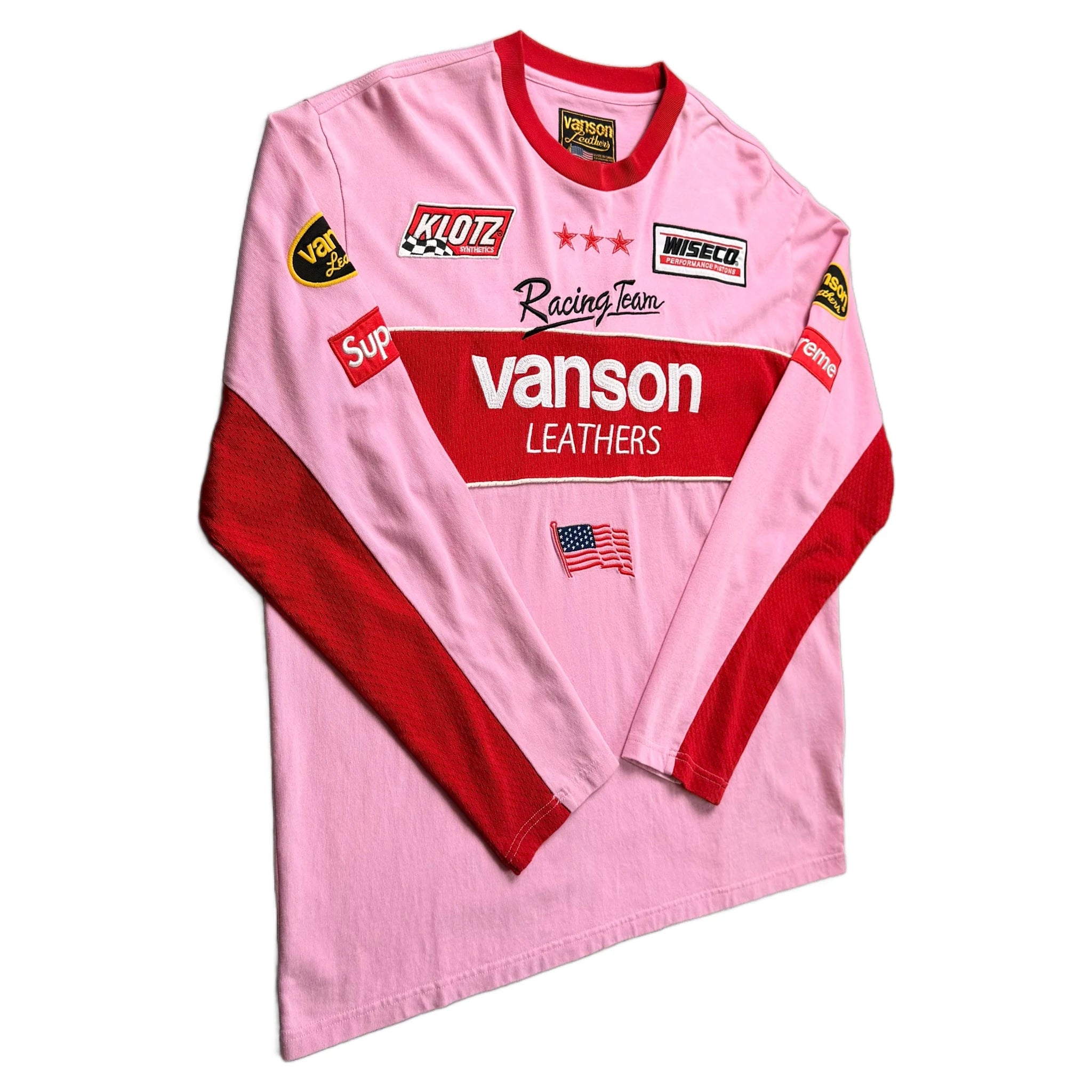 Supreme x Vanson T-Shirt - Pink - L