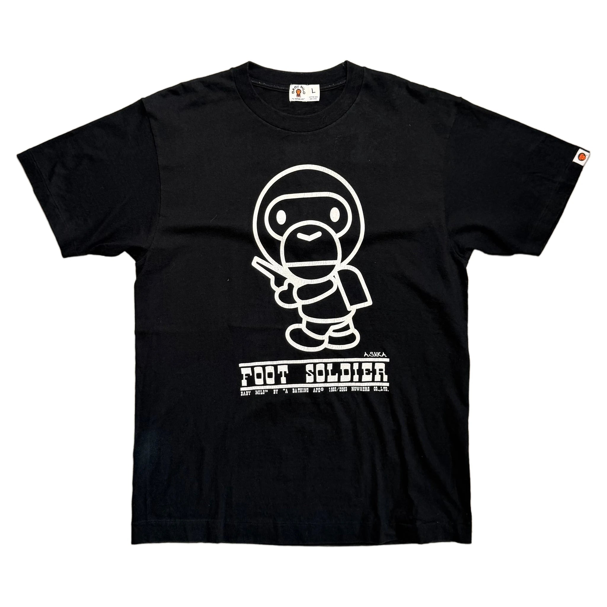 A Bathing Ape (BAPE) T-Shirt - Black - L